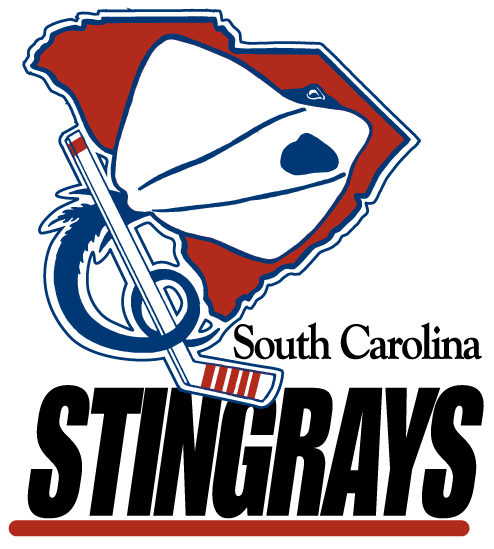 south carolina sting rays 1993-1999 primary logo iron on heat transfer...